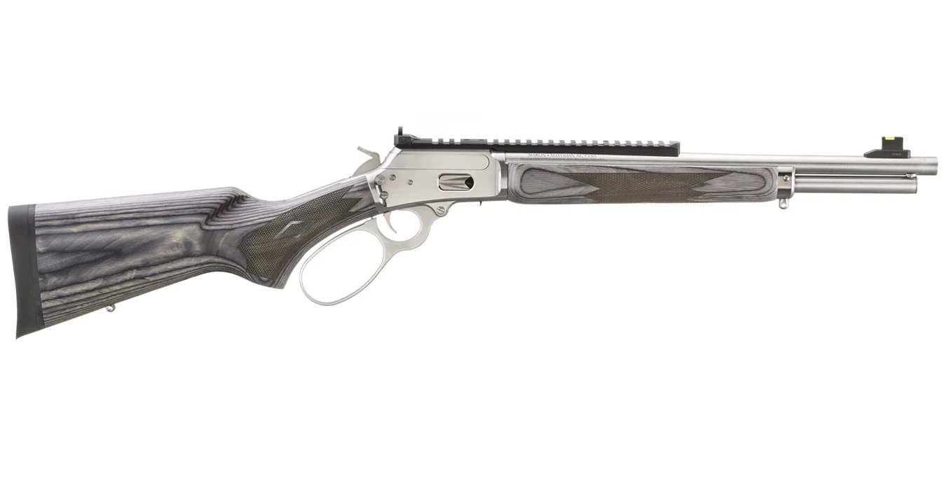 Marlin Model 1894 CSBL 357 Magnum Lever-Action Rifle with Black and Grey Laminate Stock 1 Marlin Model 1894 CSBL 357 Magnum Lever Action Rifle with Black and Grey Laminate Stock